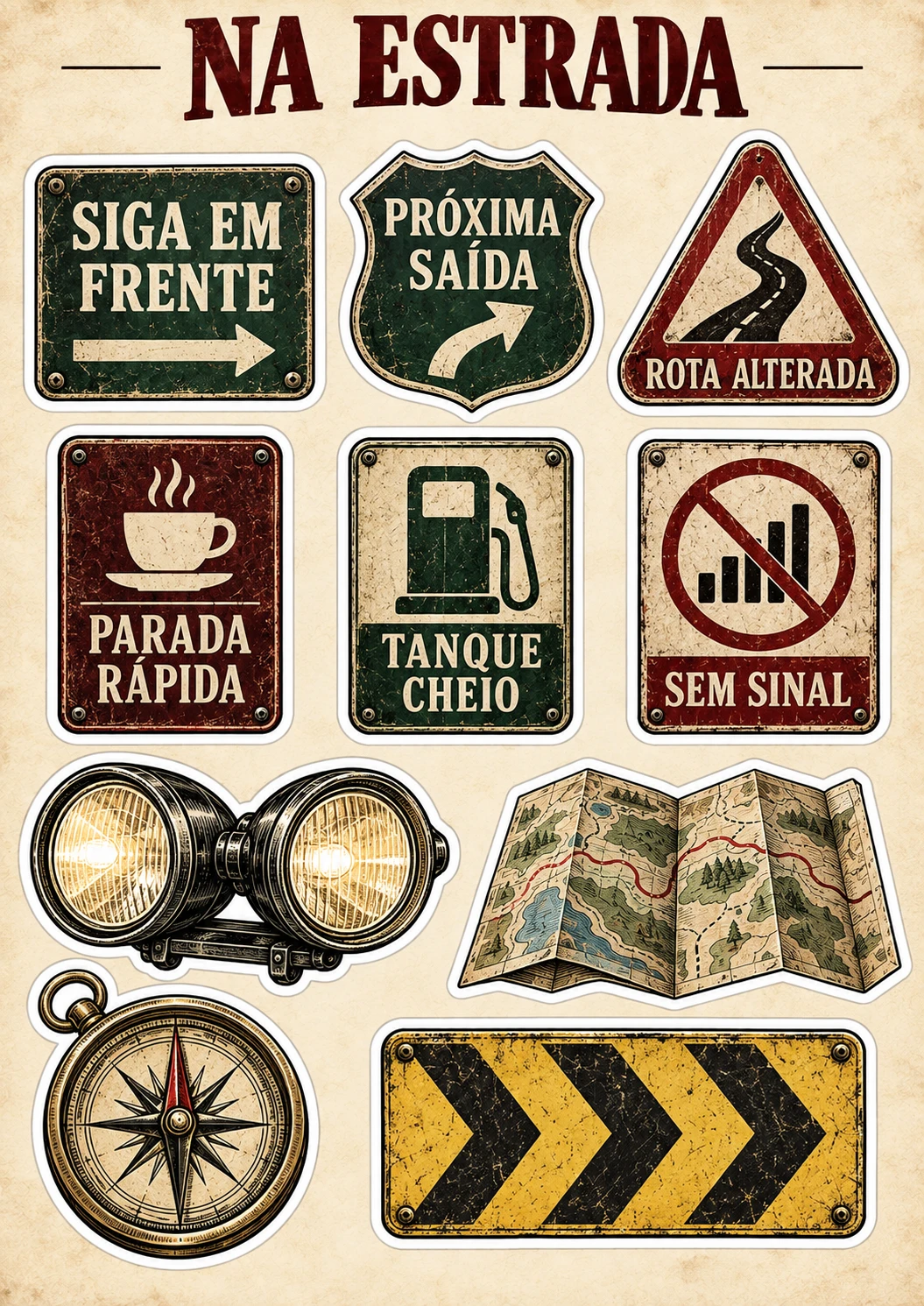 Cards na estrada